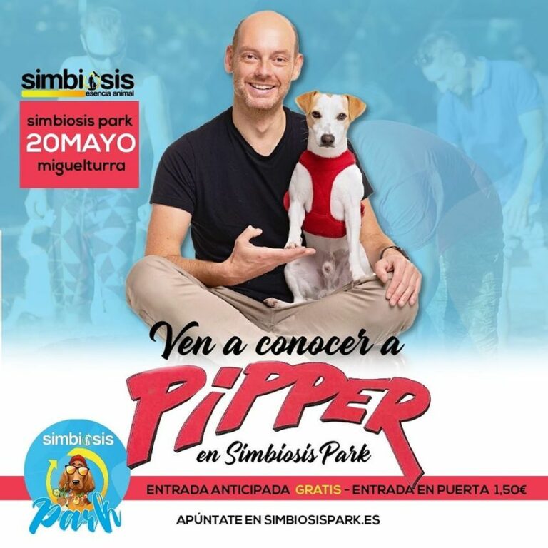 El parque canino Simbiosis Park celebra su segundo aniversario con Pipper, el perro viajero