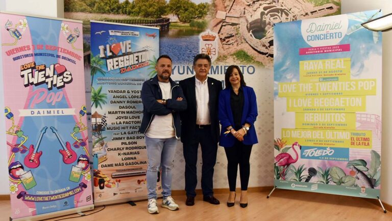 El Ayuntamiento de Daimiel confirma dos festivales para sus fiestas patronales