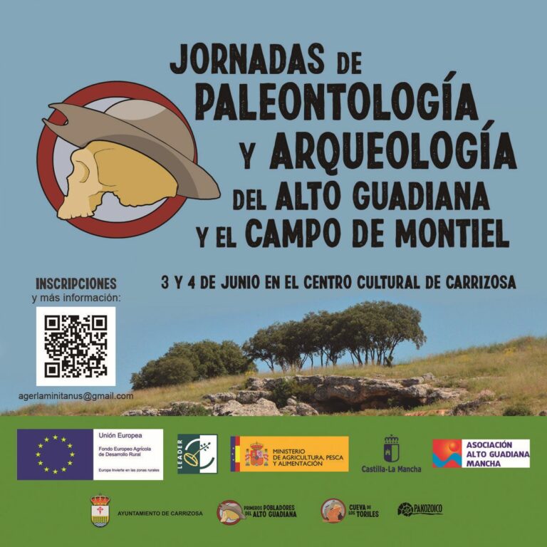 Carrizosa acogerá unas Jornadas de Paleontología y Arqueología del Alto Guadiana y el Campo de Montiel los días 3 y 4 de junio