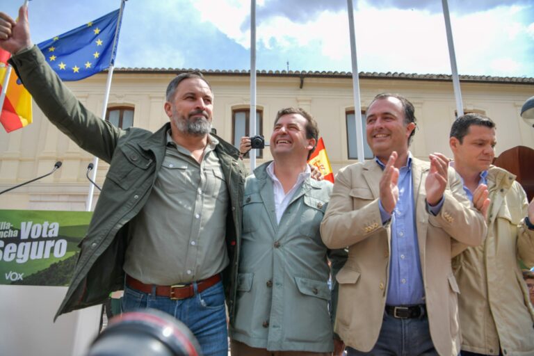 Abascal avisa en Ciudad Real al PP de que no puede contar con los votos de Vox «gratis»: «Son un poco chulos»