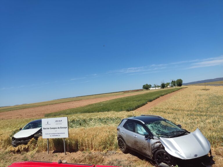 Ciudad Real: Accidente de tráfico en el Vicario, con dos vehículos implicados
