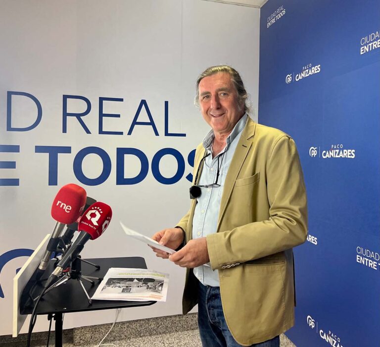 Paco Cañizares se compromete a terminar el teatro auditorio y rehabilitar la casa de cultura de Ciudad Real    