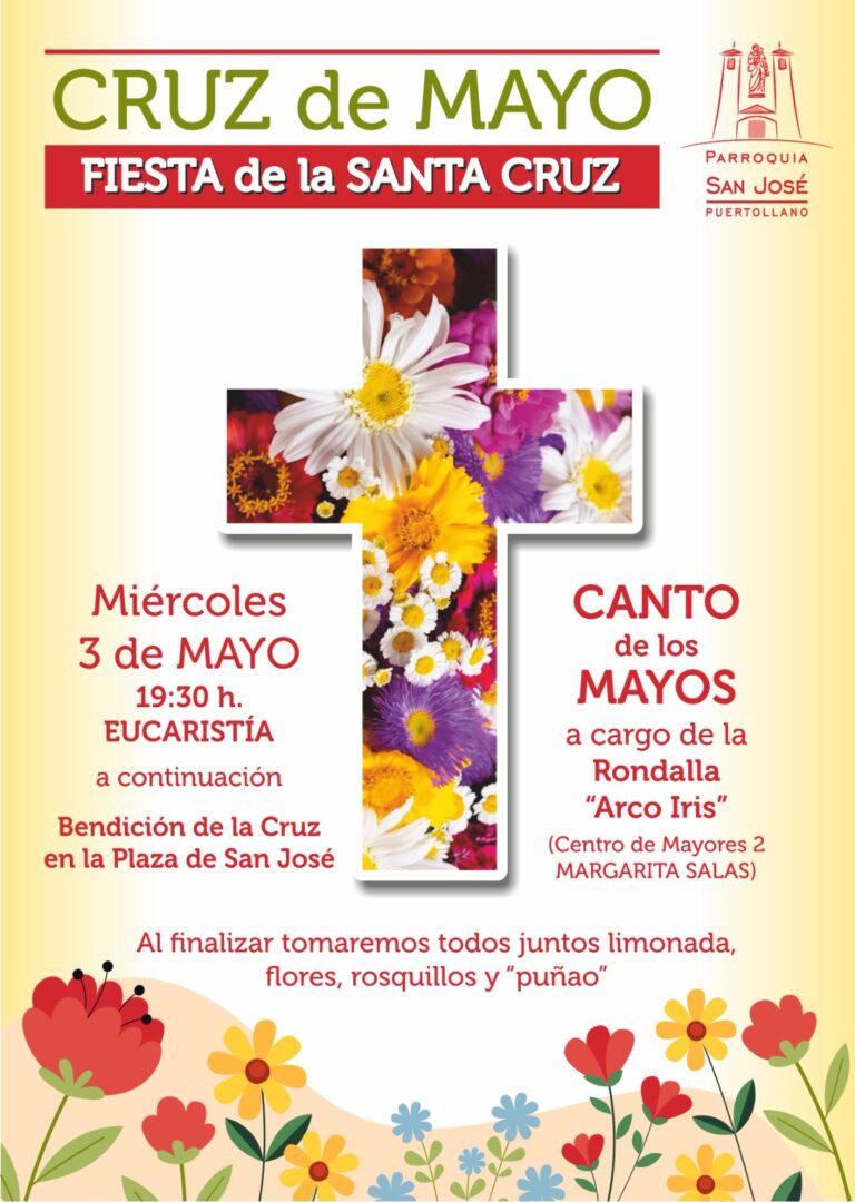 La Parroquia de San José de Puertollano celebra este miércoles la festividad de la Cruz de Mayo