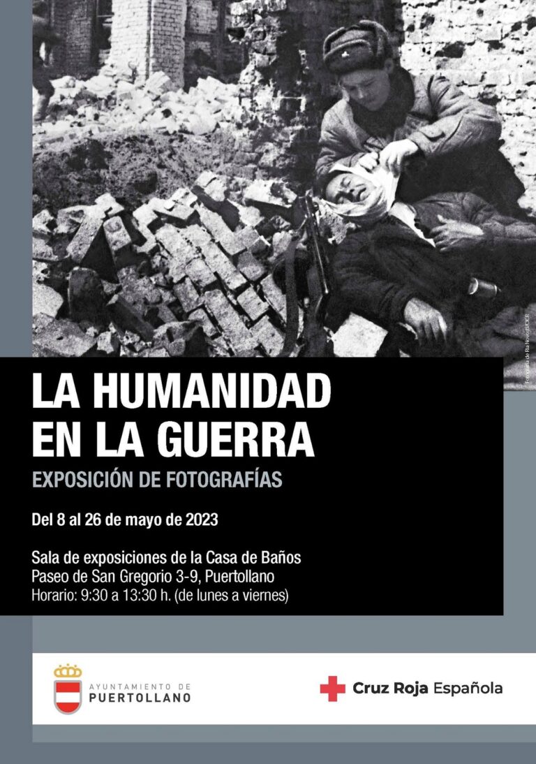 Puertollano: Cruz Roja abrirá la exposición «La humanidad en la guerra» en el día mundial de esta organización