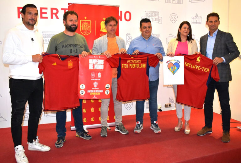 Internacionales y leyendas del fútbol español se enfrentarán al Atlético Puertollano en un partido benéfico