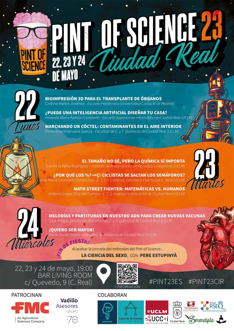 Pint of Science, el festival de divulgación científica en bares, vuelve a Ciudad Real