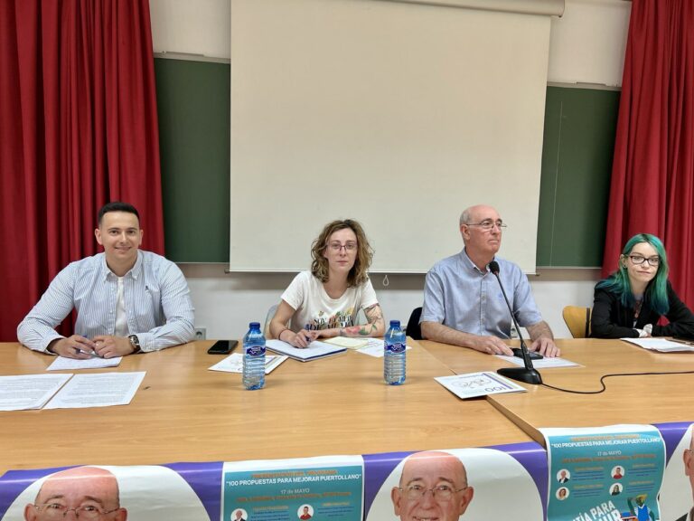 Podemos Puertollano consagrará al Paseo de San Gregorio como un «santuario intocable» y potenciará  servicios públicos y empleo de calidad