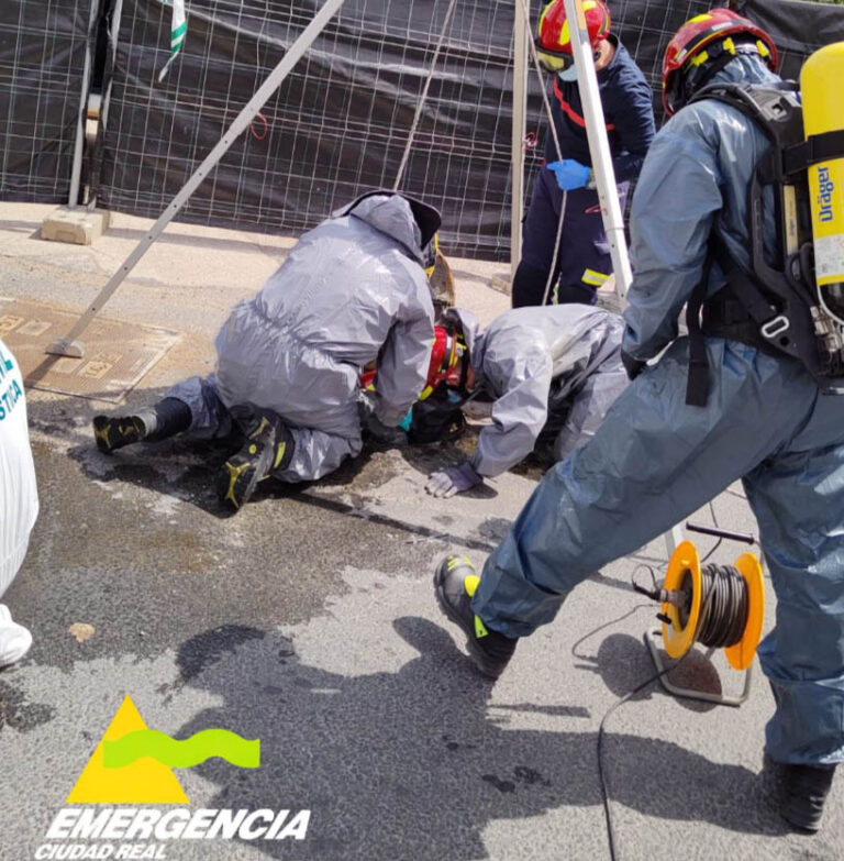Fallecen dos trabajadores mientras trabajaban en el interior de una arqueta en Daimiel