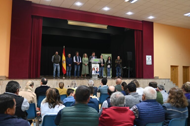 Chamorro (Vox), en la presentación de candidatos de Vox en Poblete