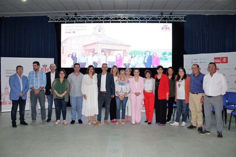 El PSOE presenta una candidatura de personas “preparadas, comprometidas y responsables” para que Torrenueva recupere la ilusión y el progreso
