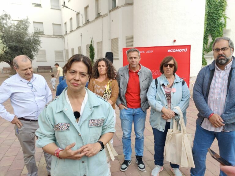 Zamora defiende las “realidades” que ofrece el PSOE, como el Parque Manuel Marín, “que ha cambiado el barrio”