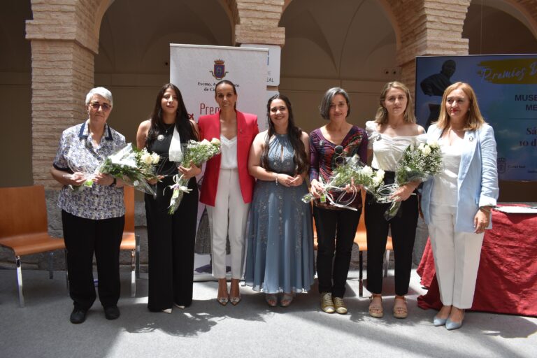 María Santiago, Sara Ortega, Antonia Pérez y Pepa Maldonado, premios Dulcinea 2023