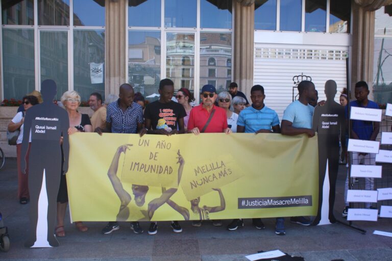 Amnistía Internacional, Pacifistas Ciudad Real, Tilia y la RAP denuncian “el absoluto desamparo” de las víctimas de la masacre de Melilla