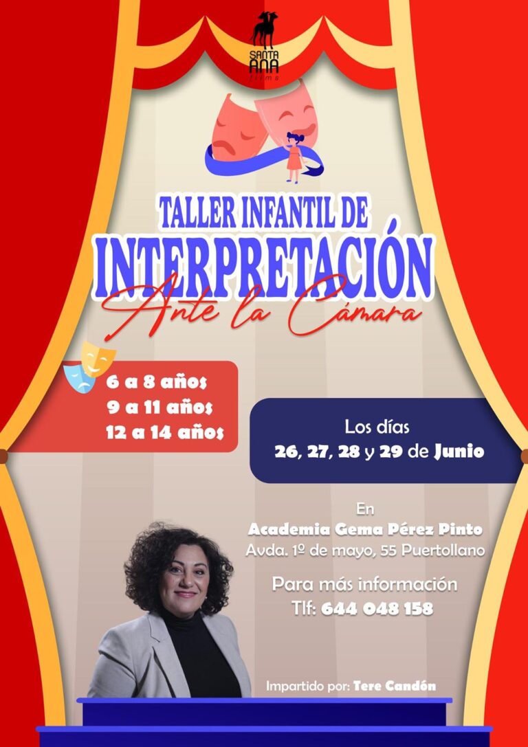 Puertollano: Santa Ana Films organiza el taller infantil de interpretación ante la cámara