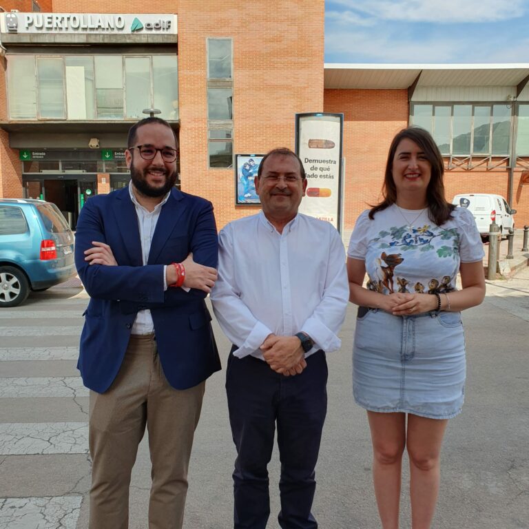 El PSOE celebra que el Gobierno de España siga apostando por el avance de Puertollano con la mejora de la Estación de AVE
