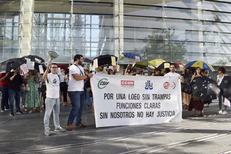 El personal de Justicia de Ciudad Real vuelve a salir a la calle para exigir funciones claras y retribuciones justas
