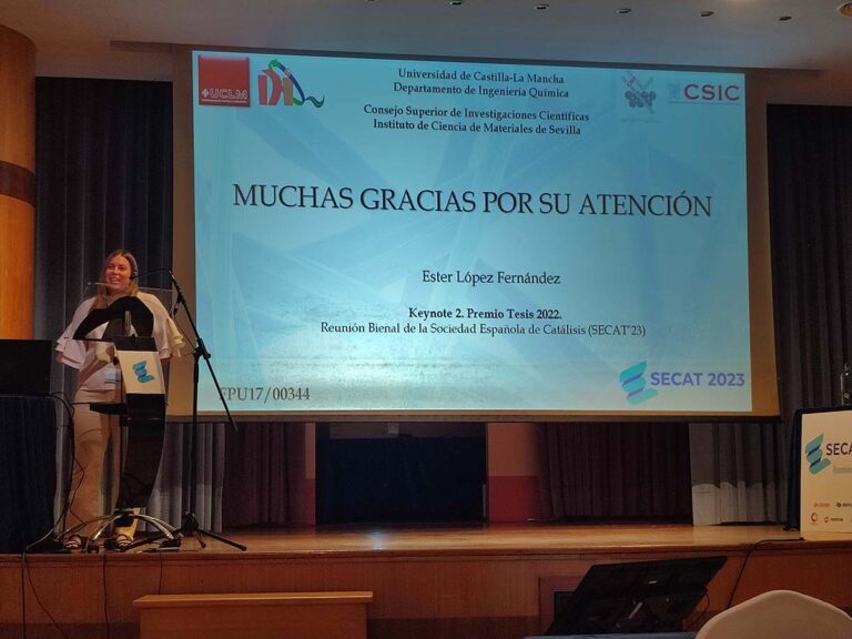 <strong>La doctora en Ingeniería Química de la UCLM Ester López Fernández recibe el premio a la mejor tesis de la Sociedad Española de Catálisis</strong>