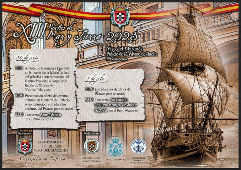 La 13 edición de las veladas musicales “Noches de Mar y Tierra” del Palacio de Viso del Marqués serán el 30 de junio y 1 de julio