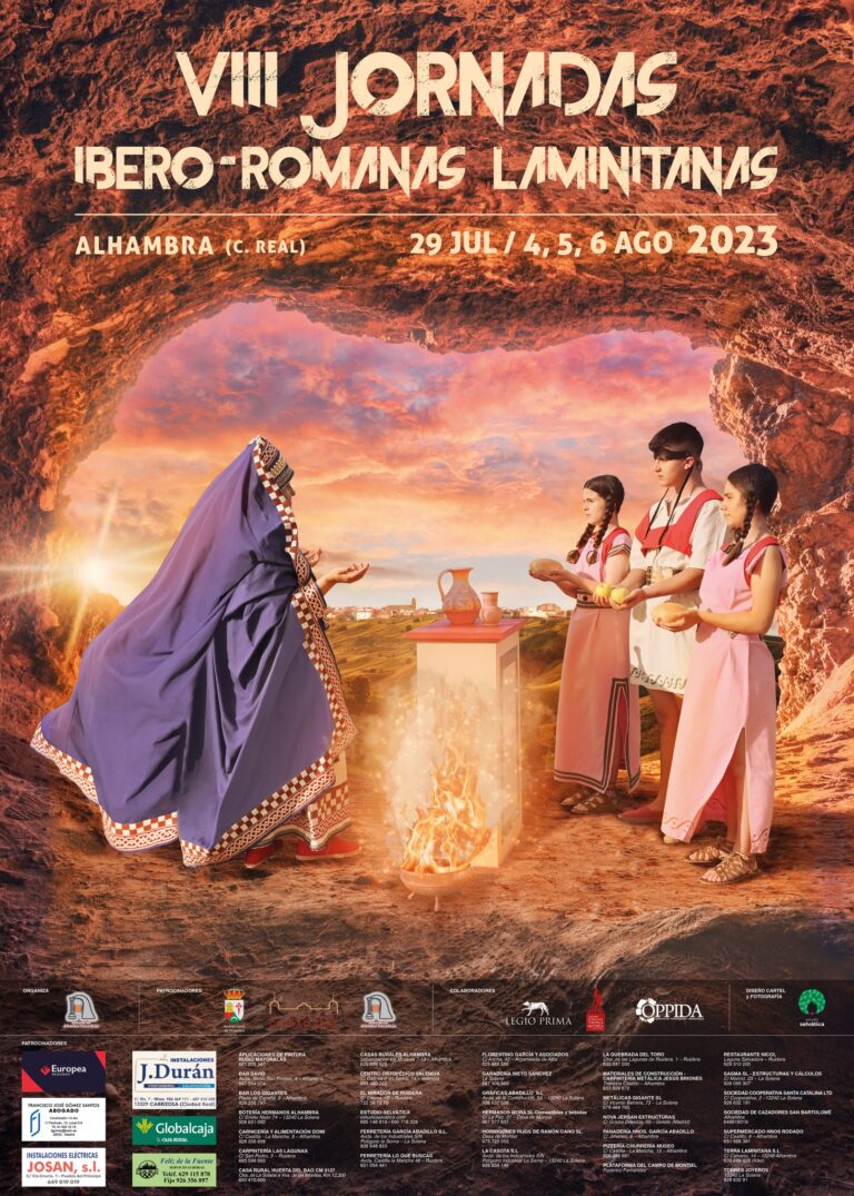 Alhambra (Ciudad Real) vuelve a la Antigüedad con sus VIII Jornadas ibero-romanas laminitanas los días 29 de julio, 4, 5 y 6 de agosto