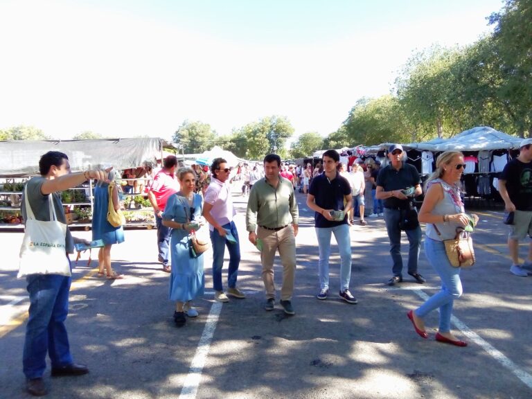 Vox hace campaña en el mercadillo de Ciudad Real 