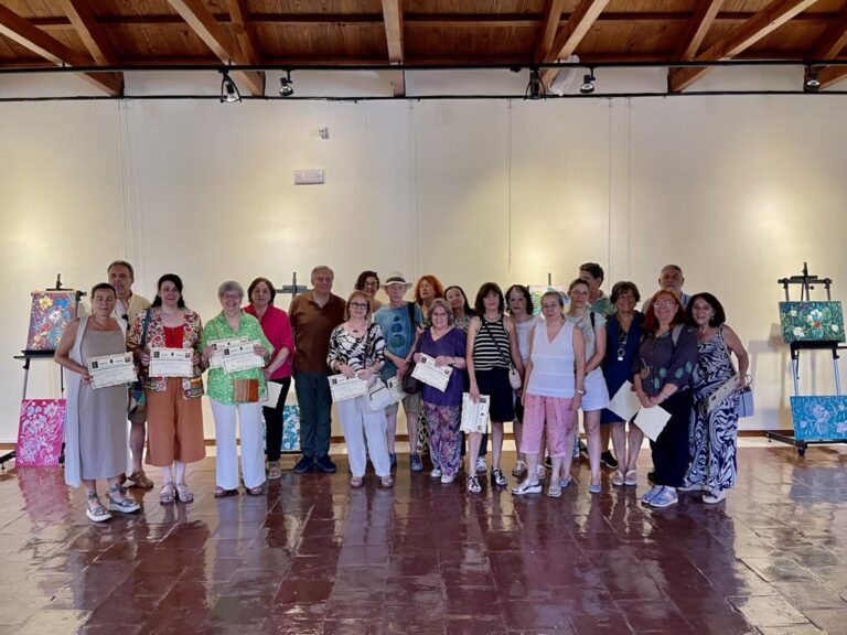 El alcalde de Ciudad Real clausura el curso intensivo de grabado impartido en el Museo López Villaseñor