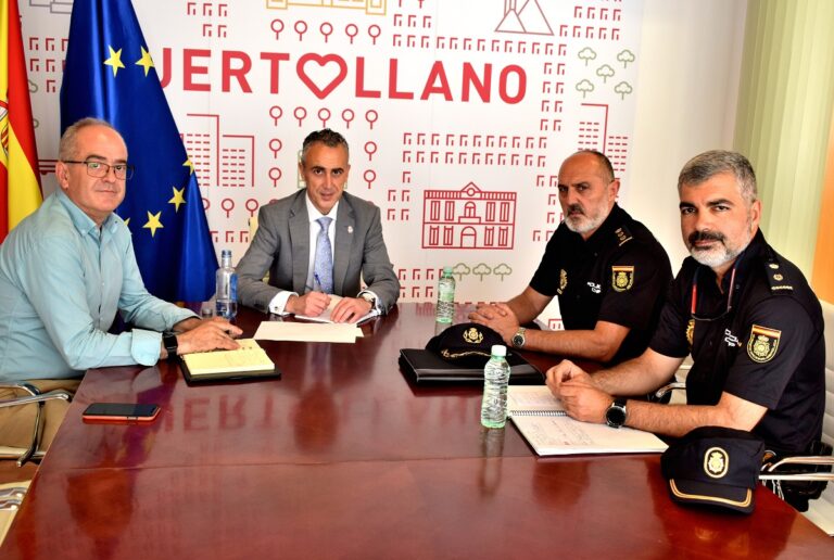 El alcalde de Puertollano y el comisario de la Policía Nacional hacen balance de la seguridad ciudadana en su primer encuentro oficial