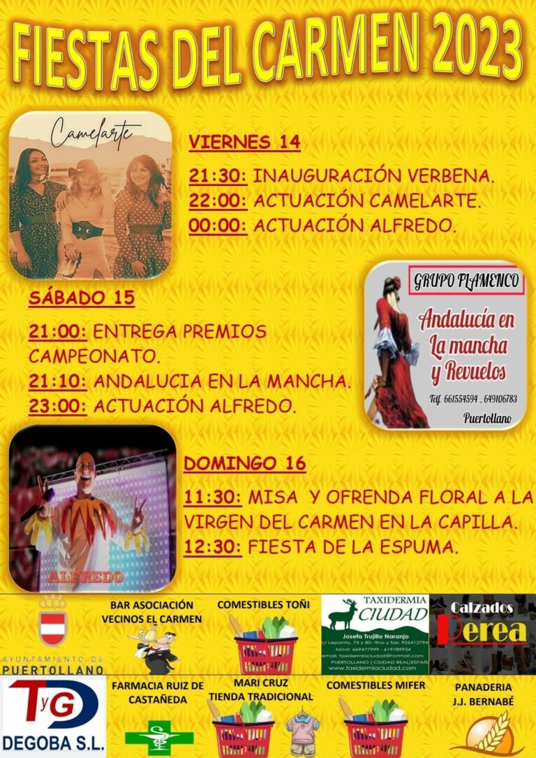 Puertollano: La barriada El Carmen abre esta noche sus fiestas con un concierto de Camelarte