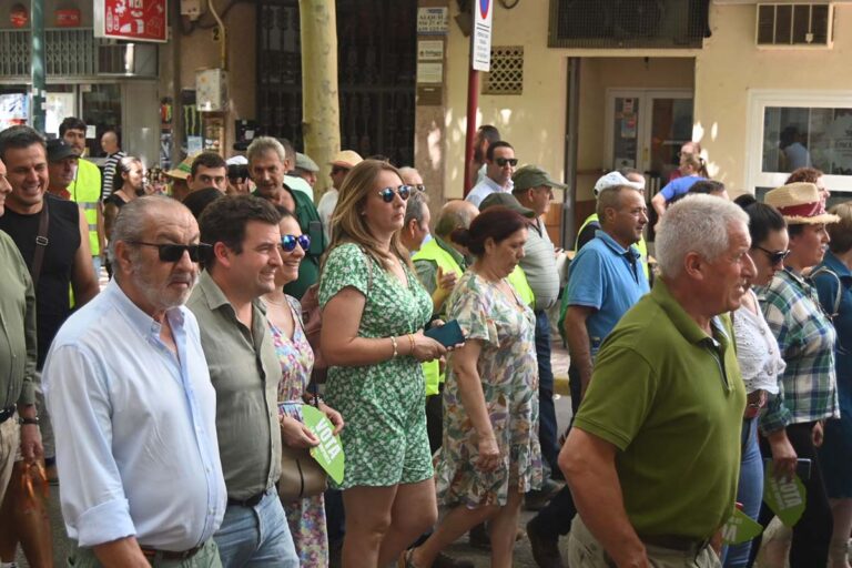 Vox, presente en la manifestación de ganaderos de Ciudad Real