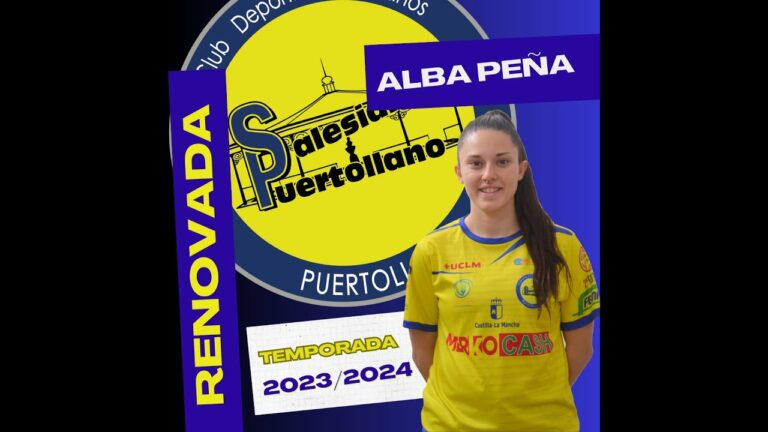 El Club Deportivo Salesianos Puertollano apuesta por la calidad de Alba Peña una temporada más