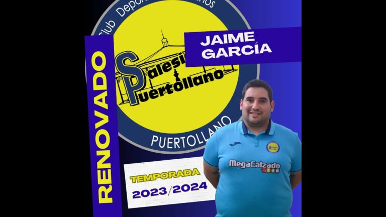 Jaime García seguirá dirigiendo al Club Deportivo Salesianos Puertollano por quinta campaña consecutiva