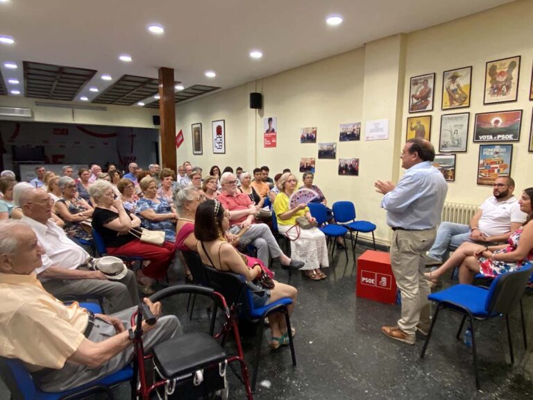 Cristina López: “Con el PSOE los  pensionistas de la provincia cobran 3.500 euros más al año»