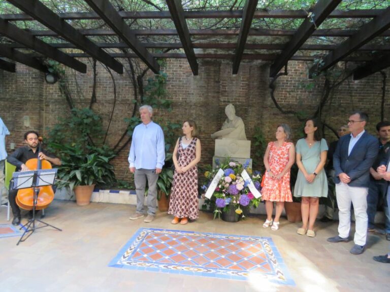 Ofrenda floral en el Museo Sorolla de Madrid: El 10 de agosto de 1923 el pintor falleció en Cercedilla, Madrid