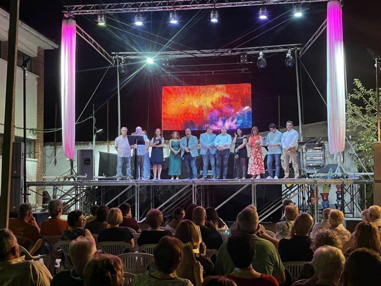 Alameda de Cervera da comienzo a sus ferias 2023 en honor a San Lorenzo con la inauguración de la plaza en honor a José Luis Lizcano, exalcalde pedáneo