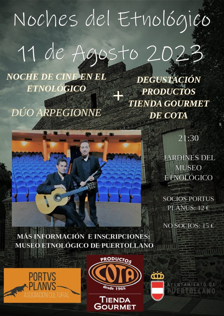 Puertollano: Música del Dúo Arpergionne y productos de la tierra, el 11 de agosto en las Noches del Etnológico