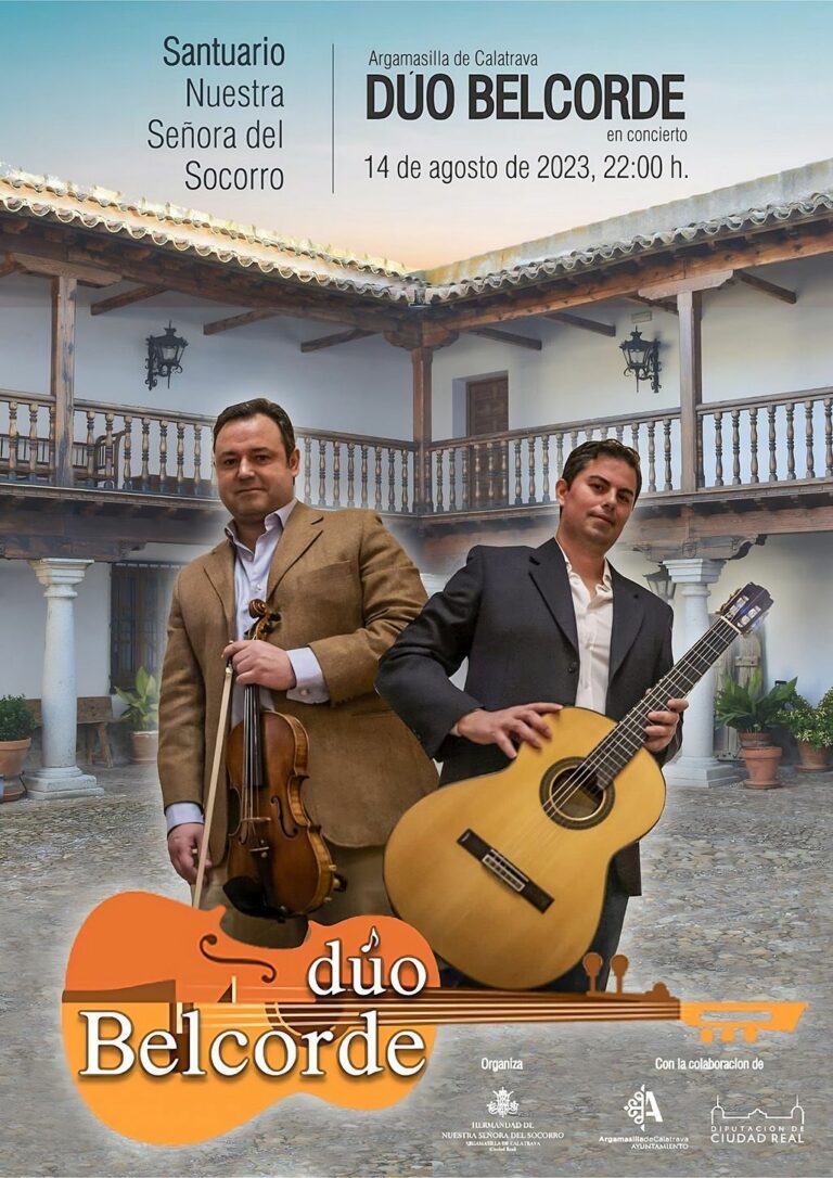 Dúo Belcorde ofrecerá el lunes 14 de agosto un concierto en el santuario de la Virgen del Socorro