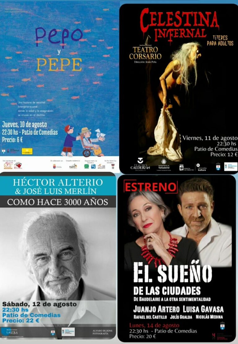 Héctor Alterio será reconocido con el Premio Patio de Comedias de Torralba de Calatrava