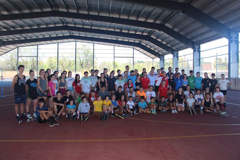 Ciudad Real: Cañizares visita el Campus Técnico Inline Freestyle