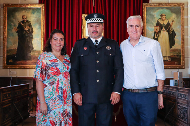 Juanra Romero jura como nuevo subinspector de la Policía Local de Almodóvar del Campo