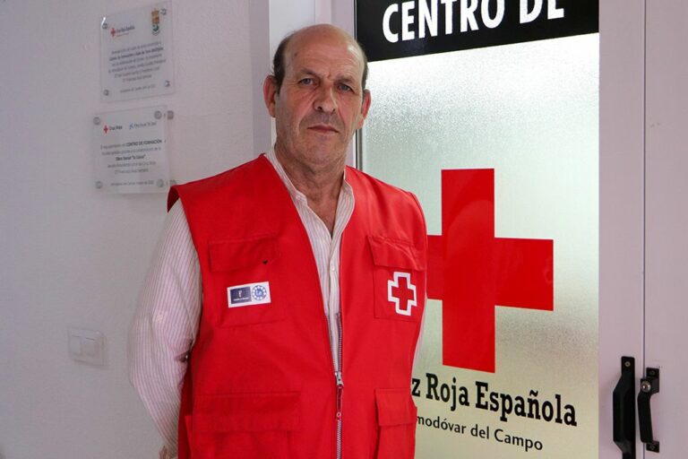 Paco Real ha sido designado para continuar al frente de Cruz Roja en Almodóvar del Campo durante otros cuatro años más