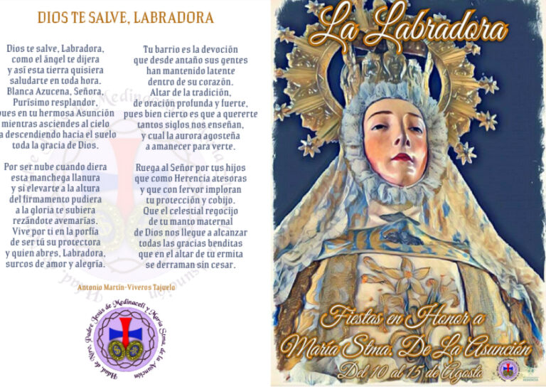 El barrio de la Labradora se engalana un año más para celebrar sus fiestas en honor a la Virgen de la Asunción