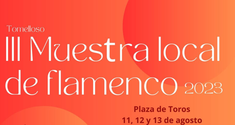 La Plaza de Toros acogerá del viernes 11 de agosto al domingo 13 la III Muestra Local de Flamenco