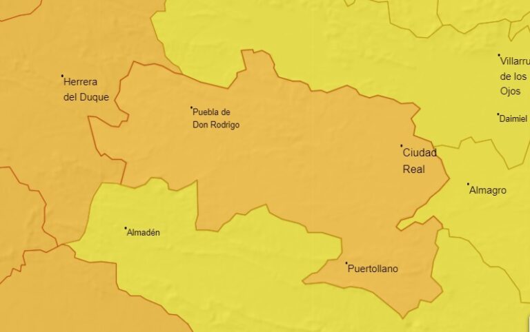Protección Civil alerta de alto riesgo de incendio forestal en la comarca de Puertollano