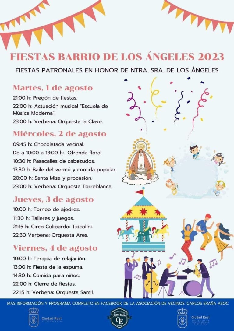 Programa de las fiestas de Los Ángeles