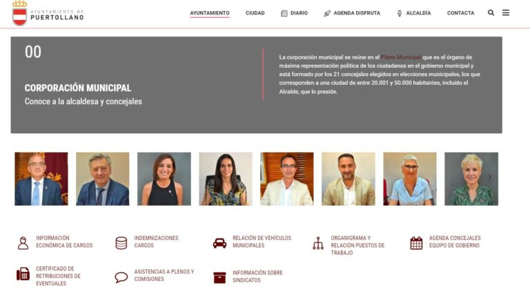 El Ayuntamiento de Puertollano contrata un nuevo portal web de Gobierno Abierto y Transparencia