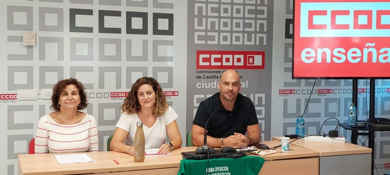 CCOO-Enseñanza de Ciudad Real denuncia el retraso en la incorporación a sus centros de uno de cada tres docentes interinos