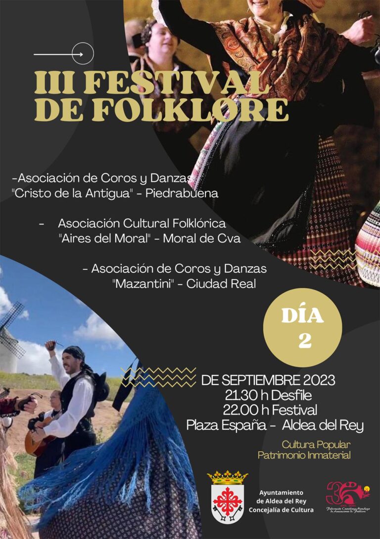 Aldea del Rey está preparada para recibir este sábado a los participantes en su III Festival de Folklore