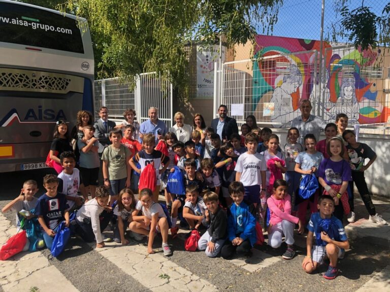 Alumnado del colegio Alcalde José Maestro de Ciudad Real se suma a las actividades en la Semana Europea de la Movilidad