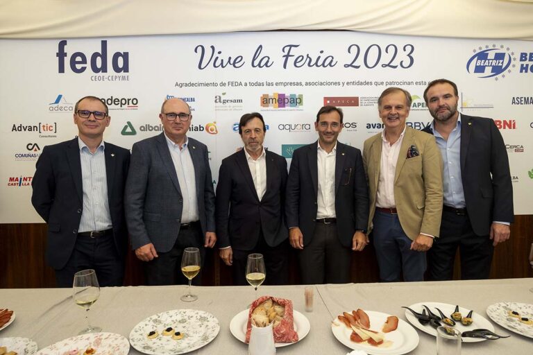 Globalcaja acompaña a la Confederación de Empresarios en su tradicional Brindis por la Feria de Albacete