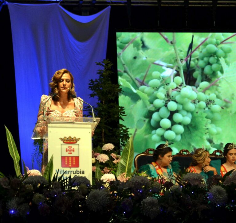 Trinidad Vallejo Alvarez pregonó las fiestas de Villarrubia donde  empadronó a su hija, “porque parece más top decir que se es de Madrid pero yo veo más especial ser de aquí”