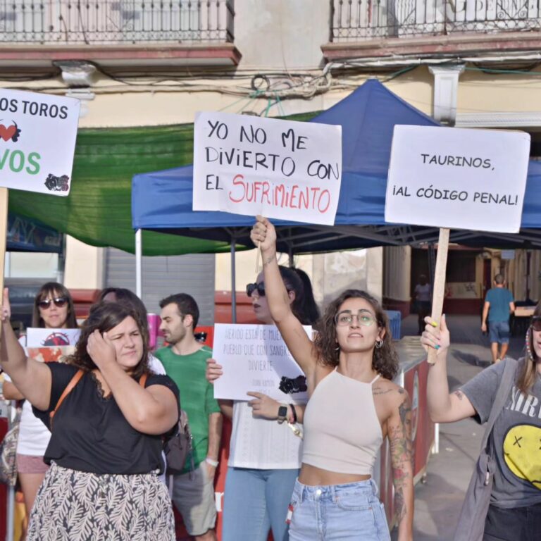 Concentraciones antitaurinas en Daimiel y Alcázar de San Juan